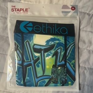 Ethika Tropical Blue Graphic Boxer Briefs